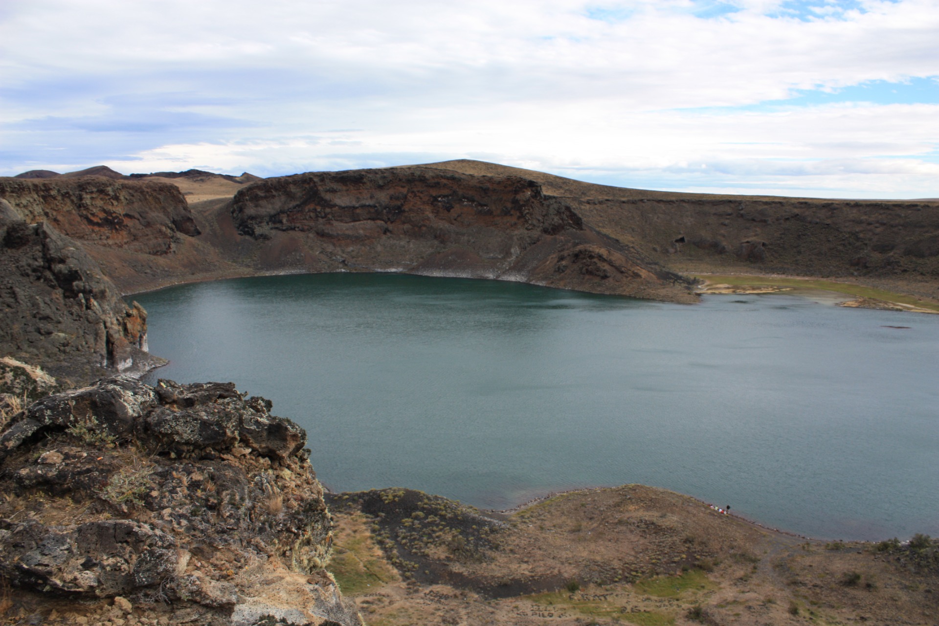 Laguna Azul, um antigo vulcão