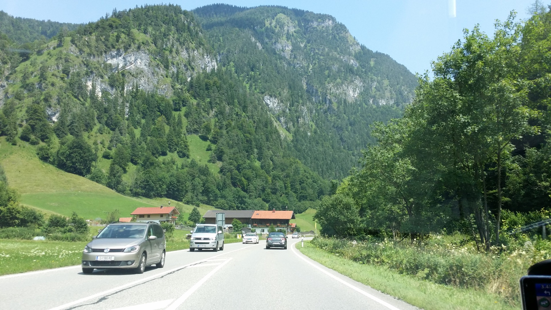 De Innsbruck a Salzburgo pela estrada