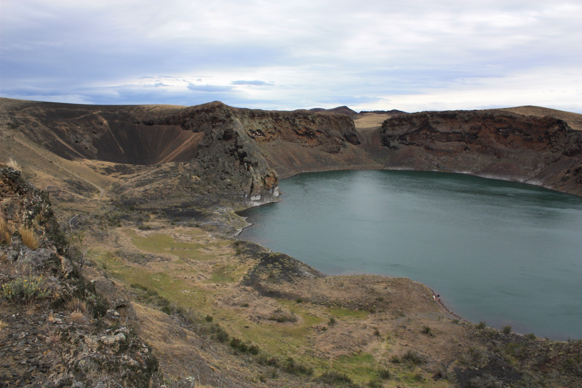 Laguna Azul, um antigo vulcão