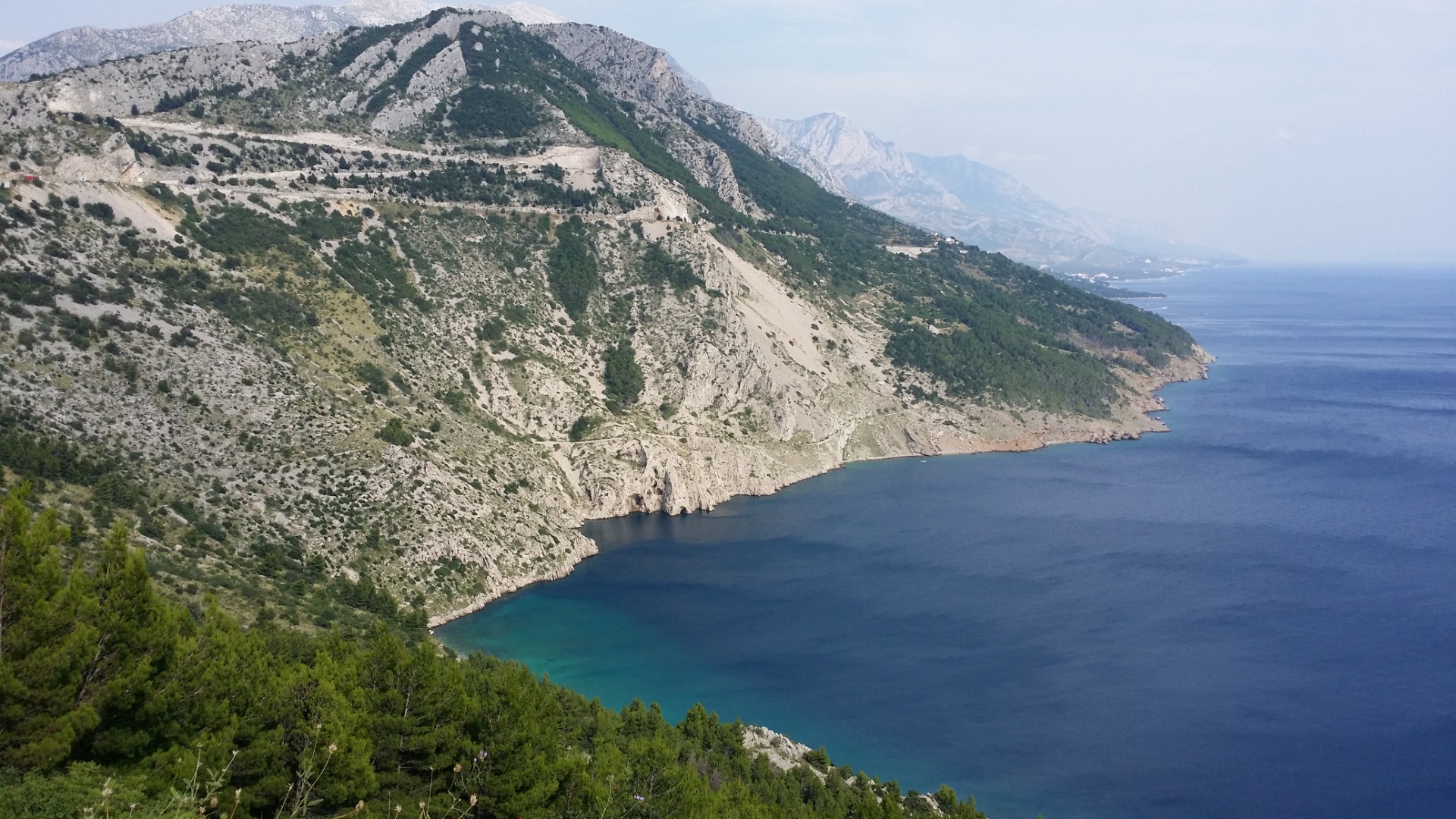 Zadar a Dubrovnick ao longo da costa do Adriático