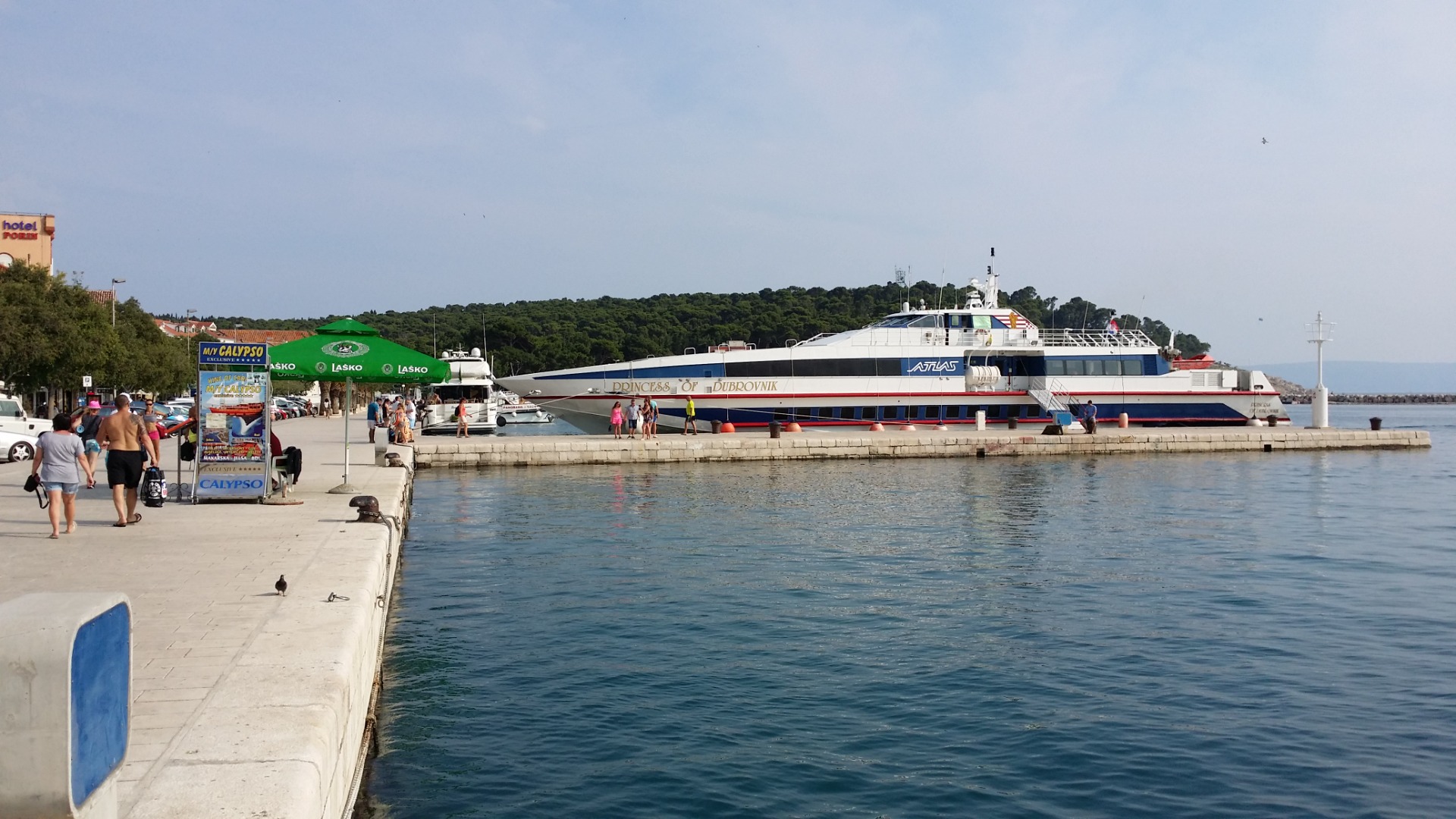 Zadar a Dubrovnick ao longo da costa do Adriático