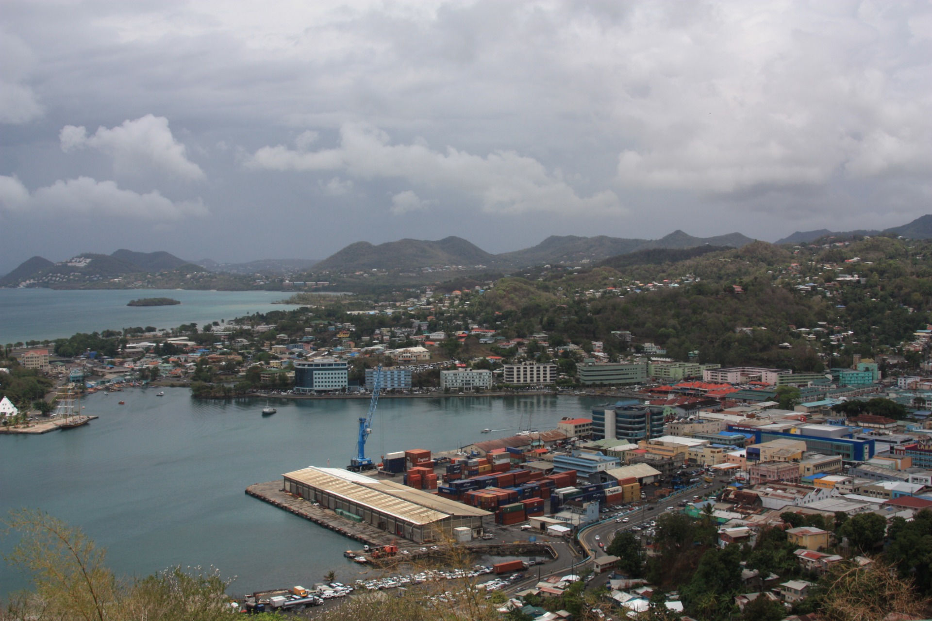 Ilha de Santa Lucia. Caraíbas