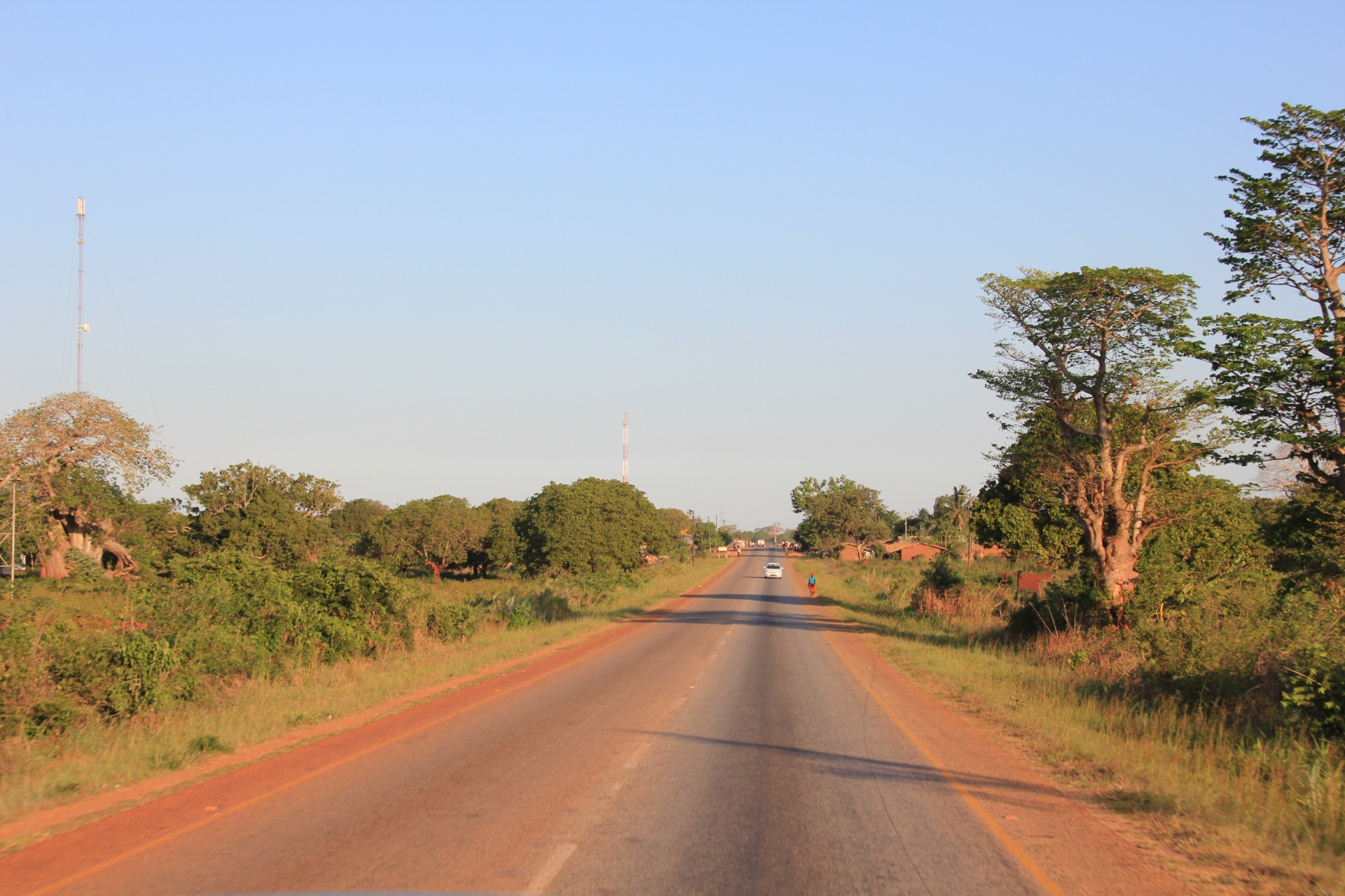 Paisagens ao longo da estrada de Nampula a Nacala