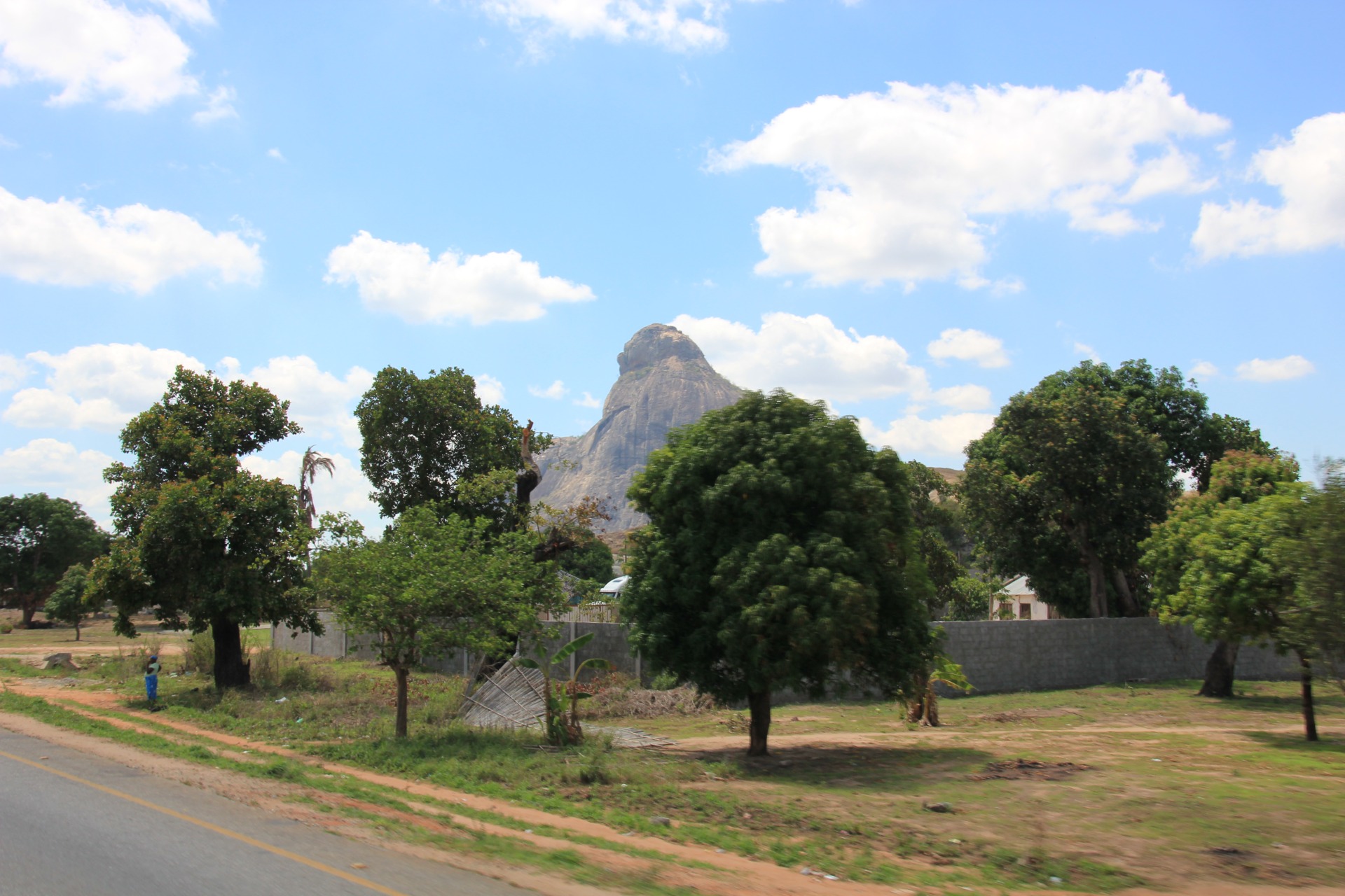 Paisagens ao longo da estrada de Nampula a Nacala