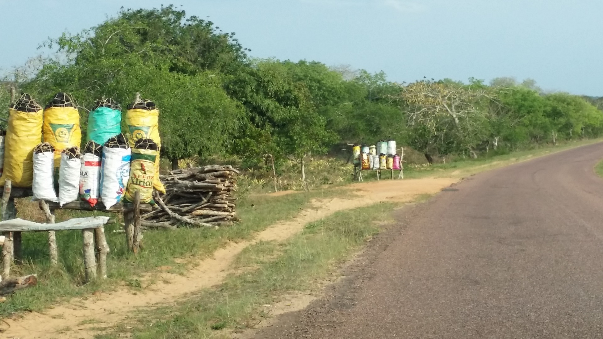 Paisagens ao longo da estrada de Maputo a Bilene