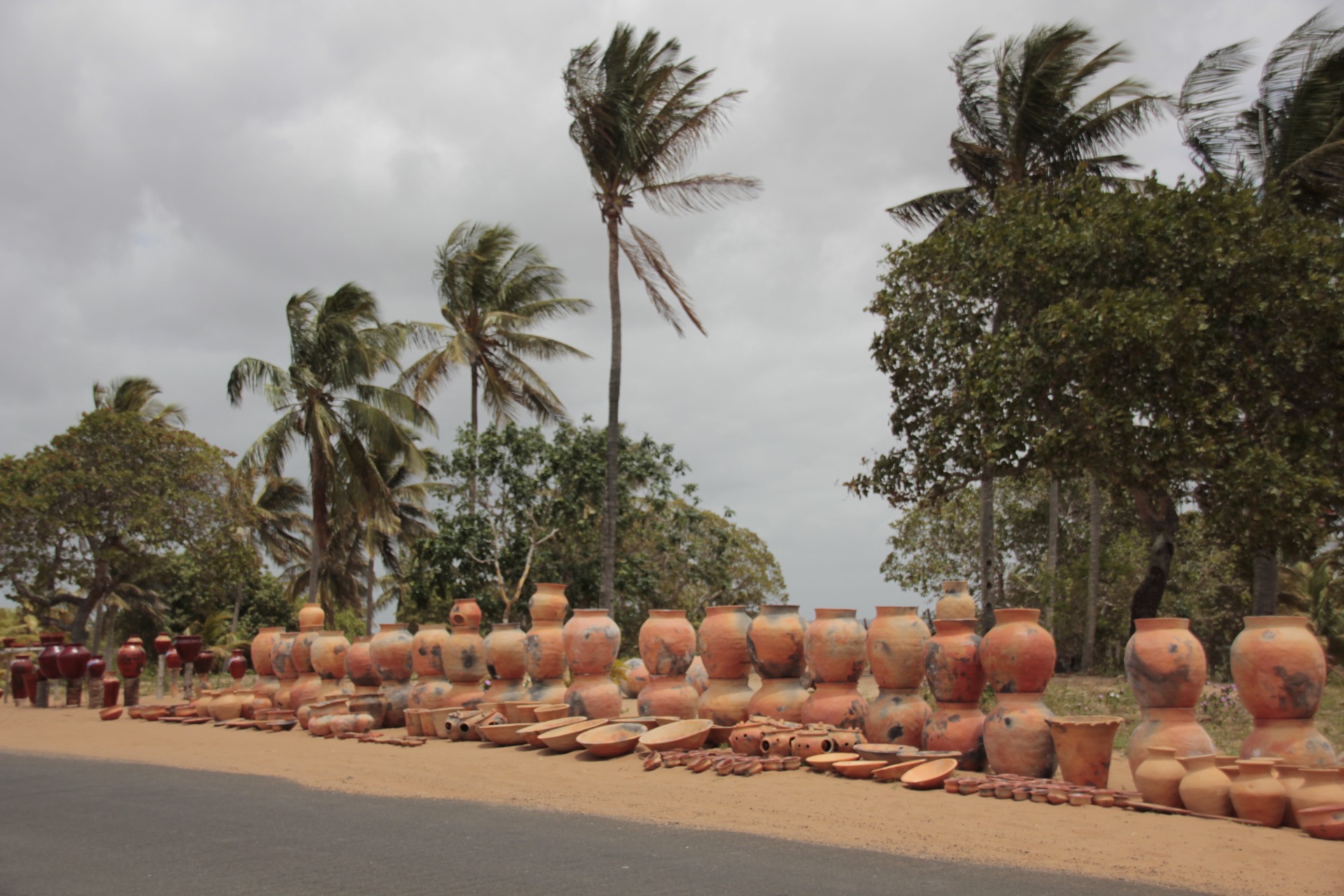 Paisagens ao longo da estrada de Inhambane a Vilanculos
