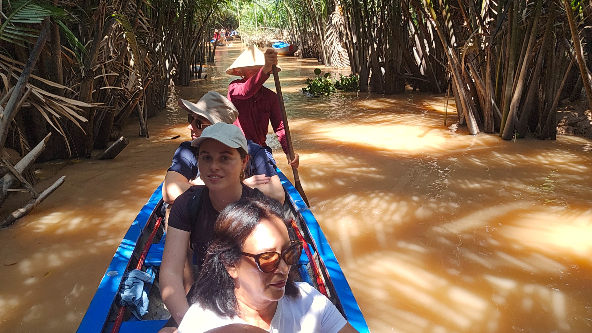 Passeio de barco no Delta do Mekong. Ho Chi Minh