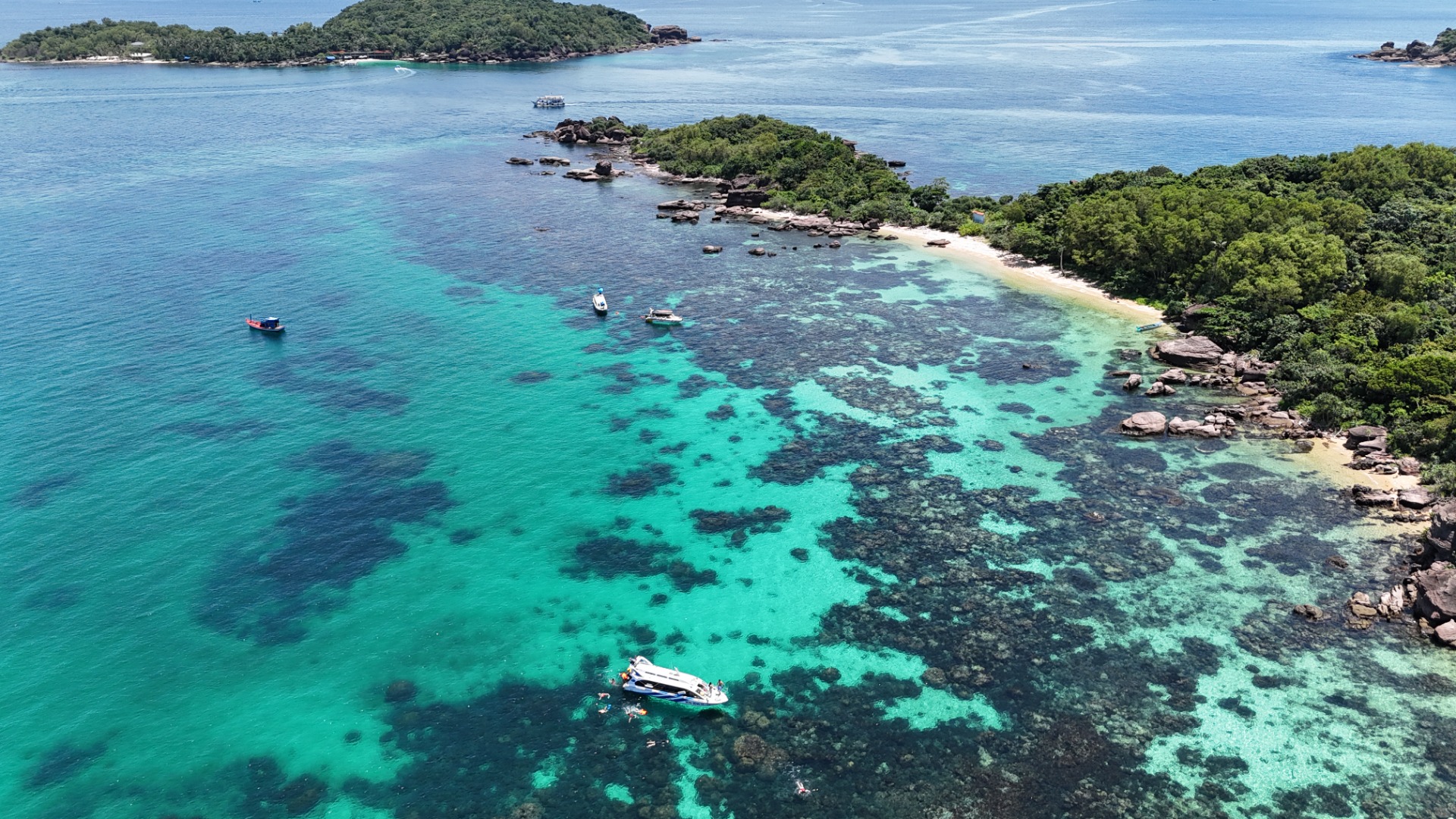 Phu Quoc, Tour das 3 ilhas com mergulho