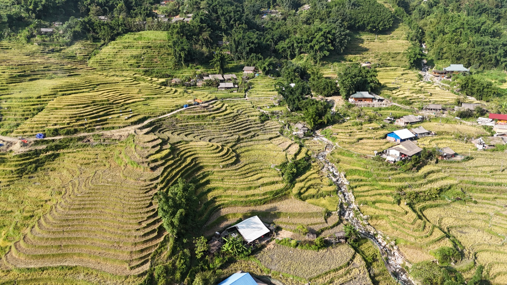 SaPa e os terraços de arroz no norte do Vietname