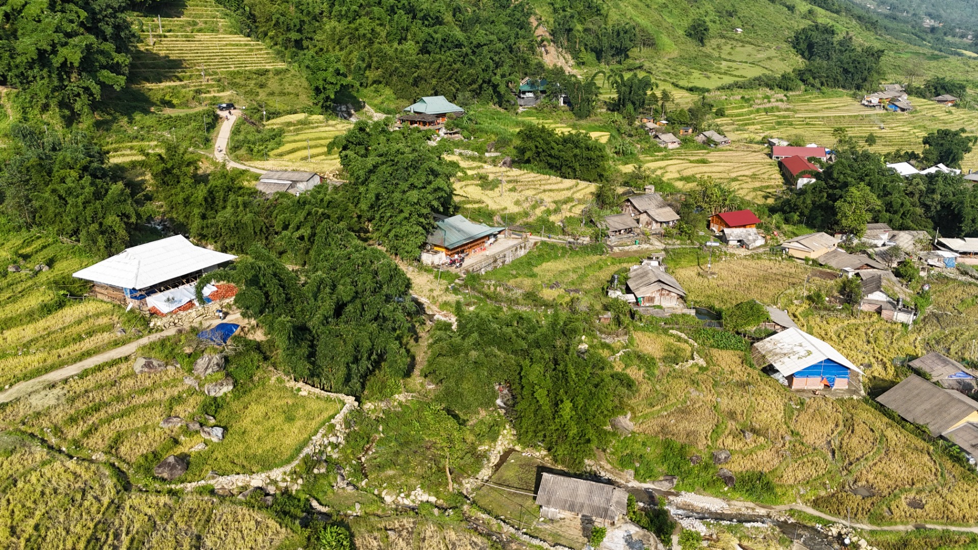 SaPa e os terraços de arroz no norte do Vietname