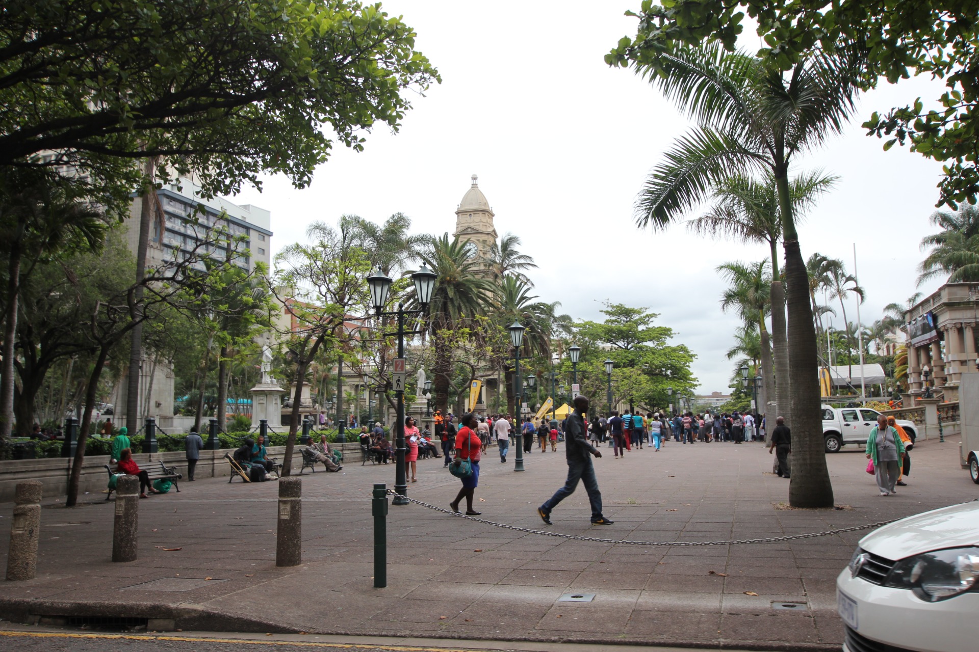 Praias e cidade de Durban