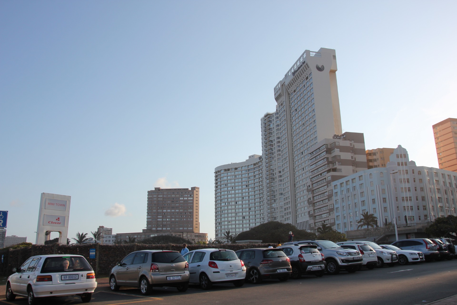 Praias e cidade de Durban