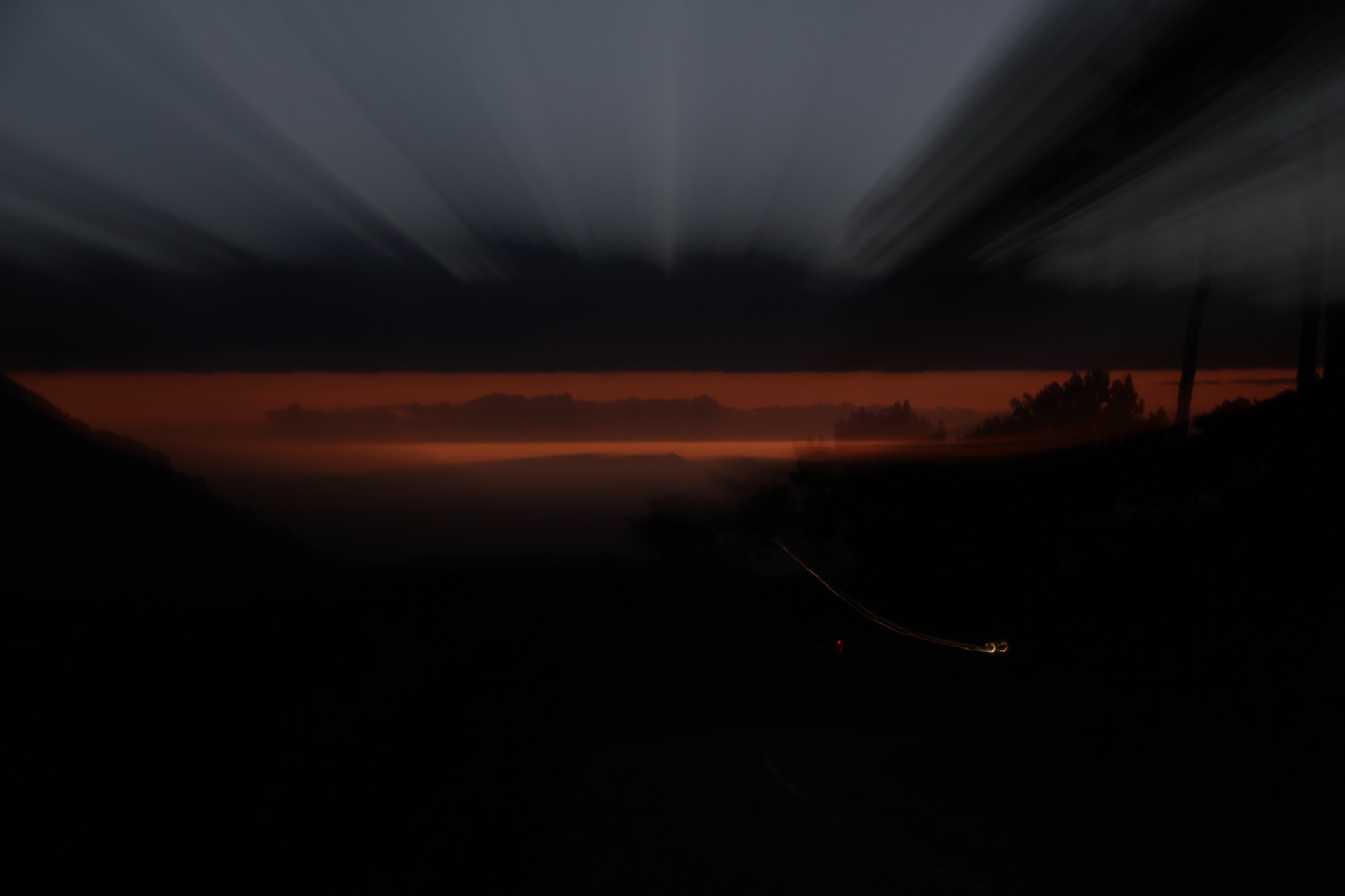 Famoso por do sol na Cidade do Cabo