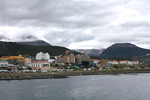 Vistas da cidade de Ushuaia