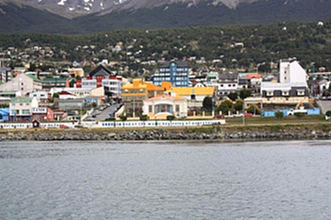Vistas da cidade de Ushuaia
