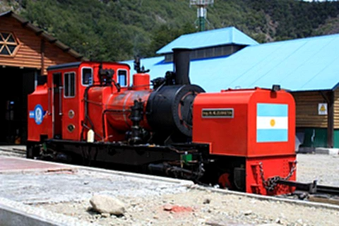 Maquina a vapor do trem do fim do mundo