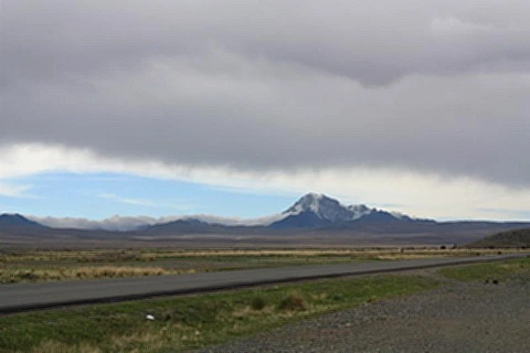A caminho do Lago Titicaca