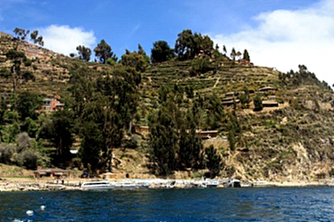 Paisagens da Isla del Sol
