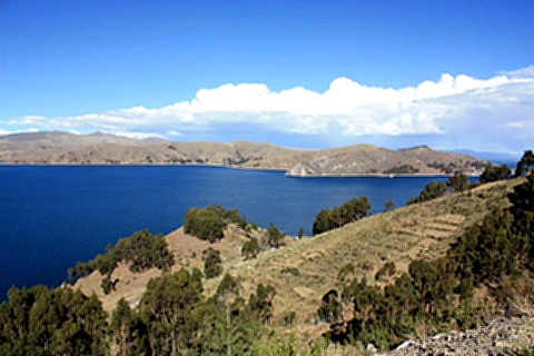 Paisagens do Lago Titicaca