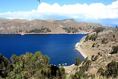 Paisagens do Lago Titicaca
