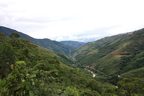 Paisagens da Ruta de la Muerte