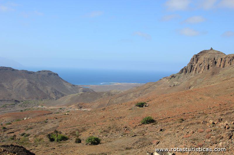Paisagens da ilha de São Vicente