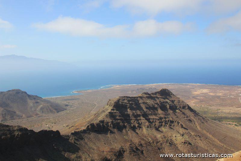 Paisagens da ilha de São Vicente
