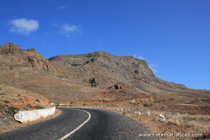 Paisagens da ilha de São Vicente