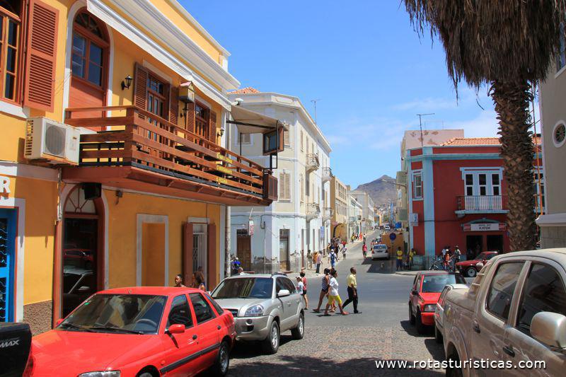 Ruas da cidade do Mindelo