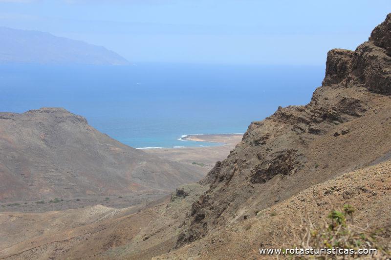 Paisagens da ilha de São Vicente