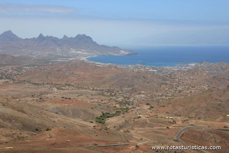 Paisagens da ilha de São Vicente