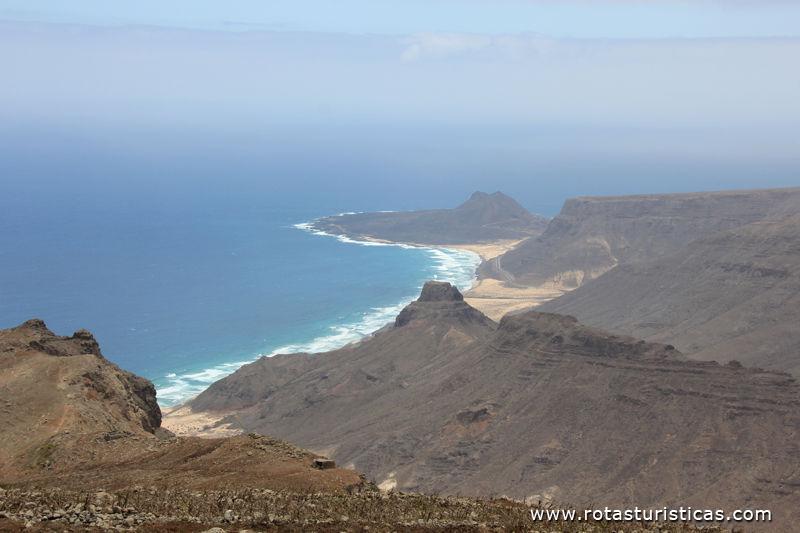 Paisagens da ilha de São Vicente