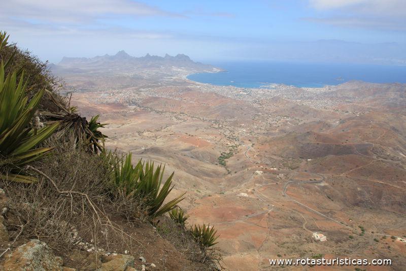 Paisagens da ilha de São Vicente