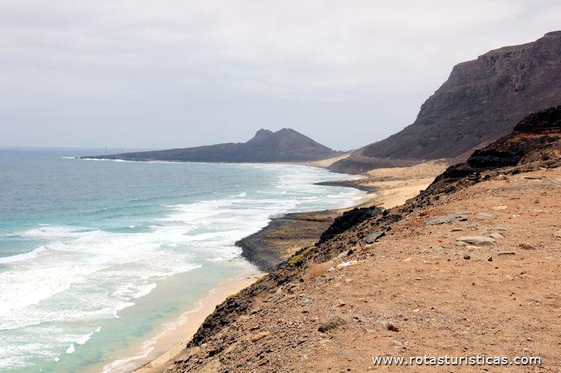 Costa norte da ilha de São Vicente