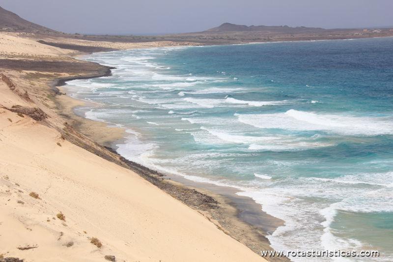 Costa norte da ilha de São Vicente