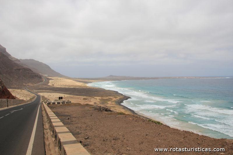 Paisagens da ilha de São Vicente