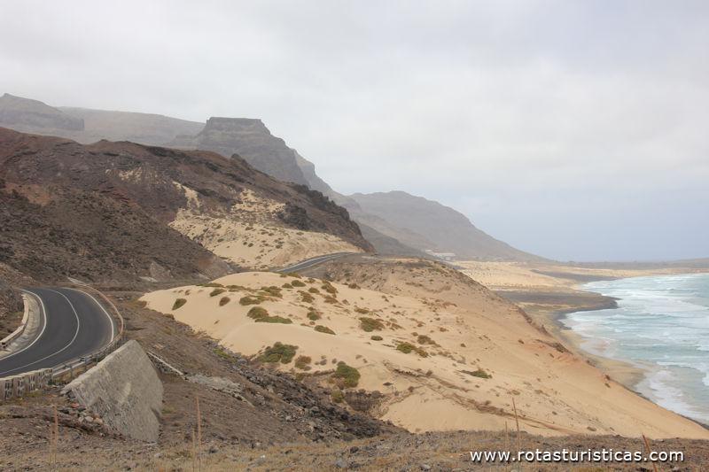 Paisagens da ilha de São Vicente