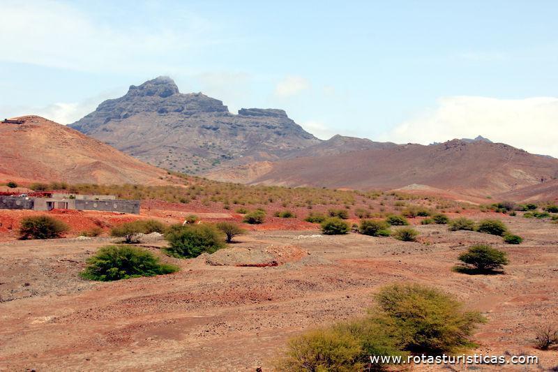Paisagens da ilha de São Vicente