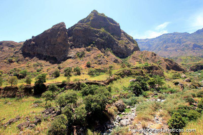 Vales verdejantes, ilha de Santo Antão, Cabo Verde
