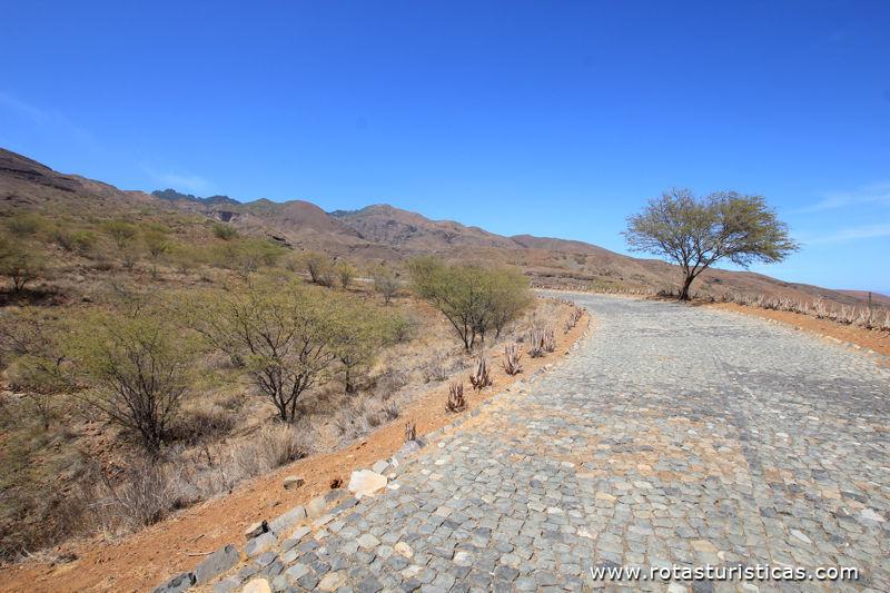 Paisagem sul da ilha de Santo Antão, Cabo Verde