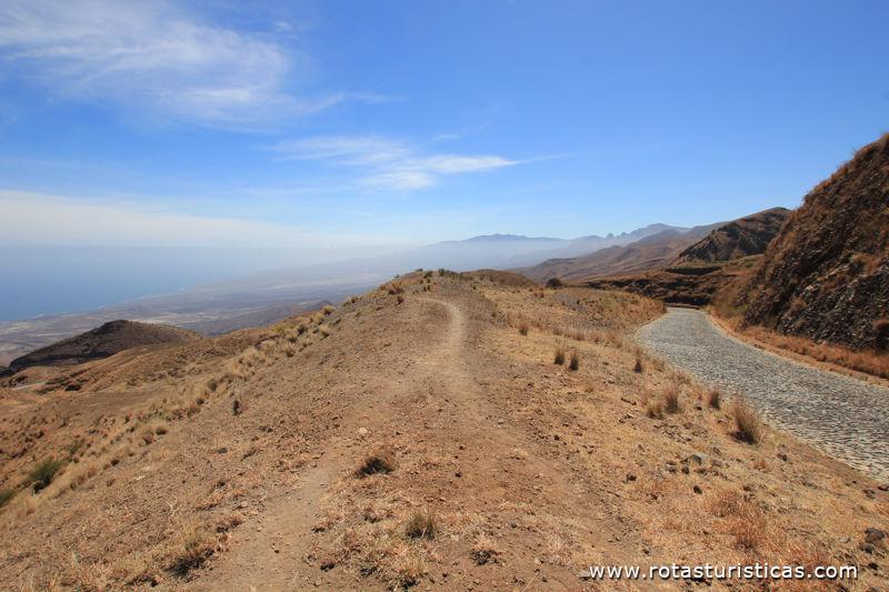 Paisagem sul da ilha de Santo Antão, Cabo Verde