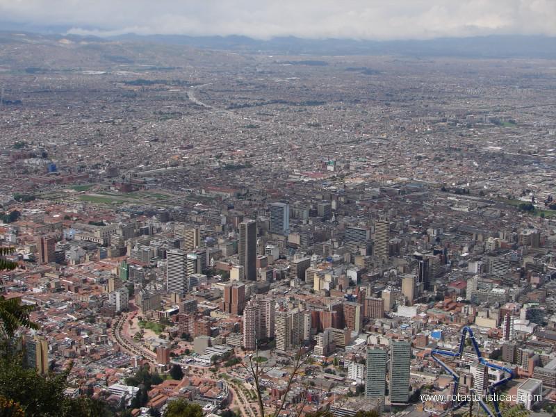 Panoramica da cidade de Bogotá