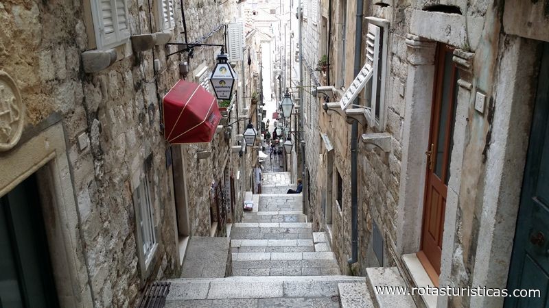 Interior da Cidade Velha de Dubrovnick