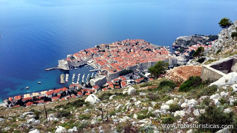 Vista da Cidade Velha de Dubrovnick