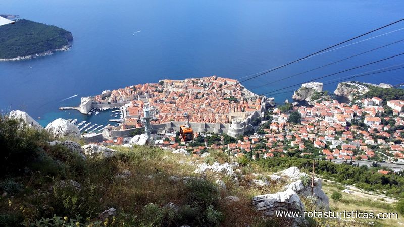 Vista da Cidade Velha de Dubrovnick