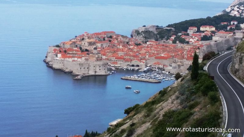 Vista da Cidade Velha de Dubrovnick