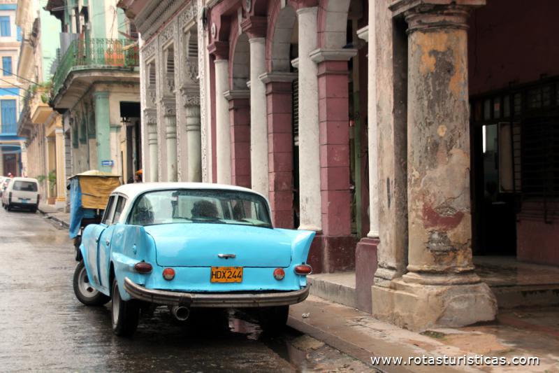 Museu automóvel em movimento