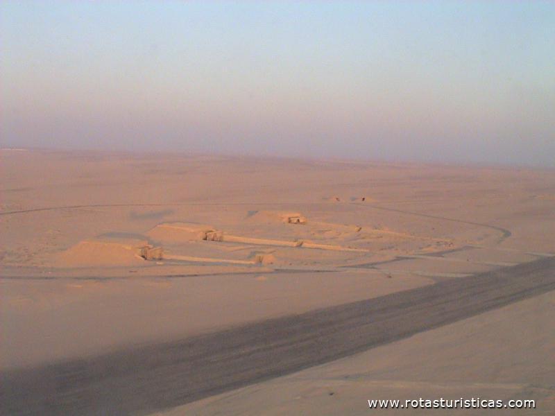 A aterrar na pista completamente desértica do Aeroporto de Hurghada