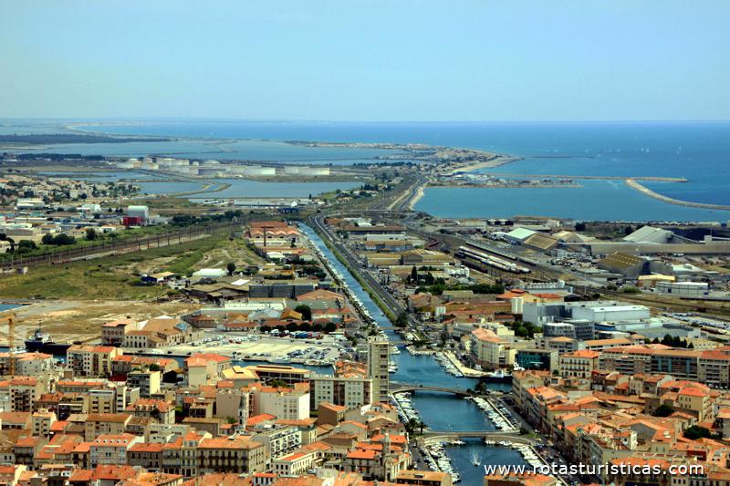 Vista do Canal Royal de Sète, Sète, Hérault