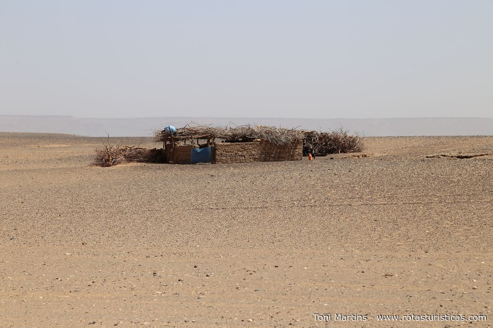 Acampamento Tuaregue no deserto de Merzouga